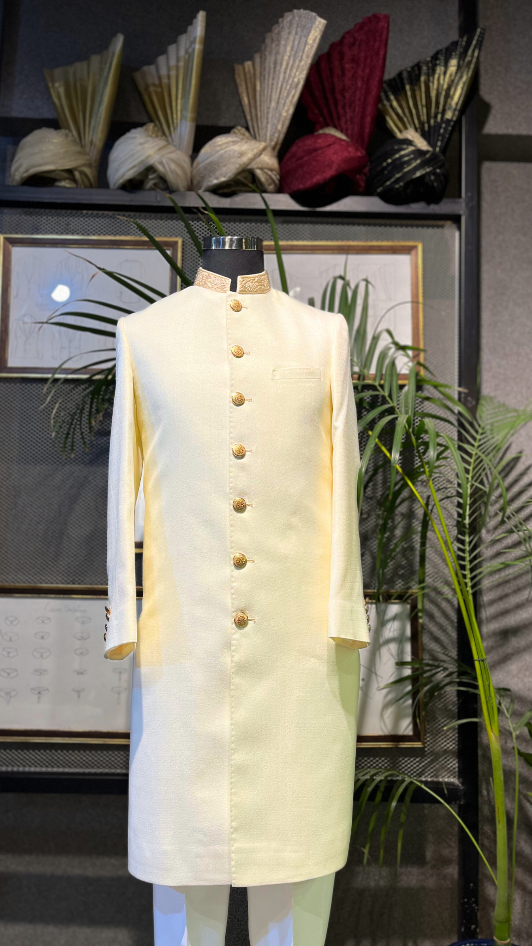 Ivory Insignia Sherwani