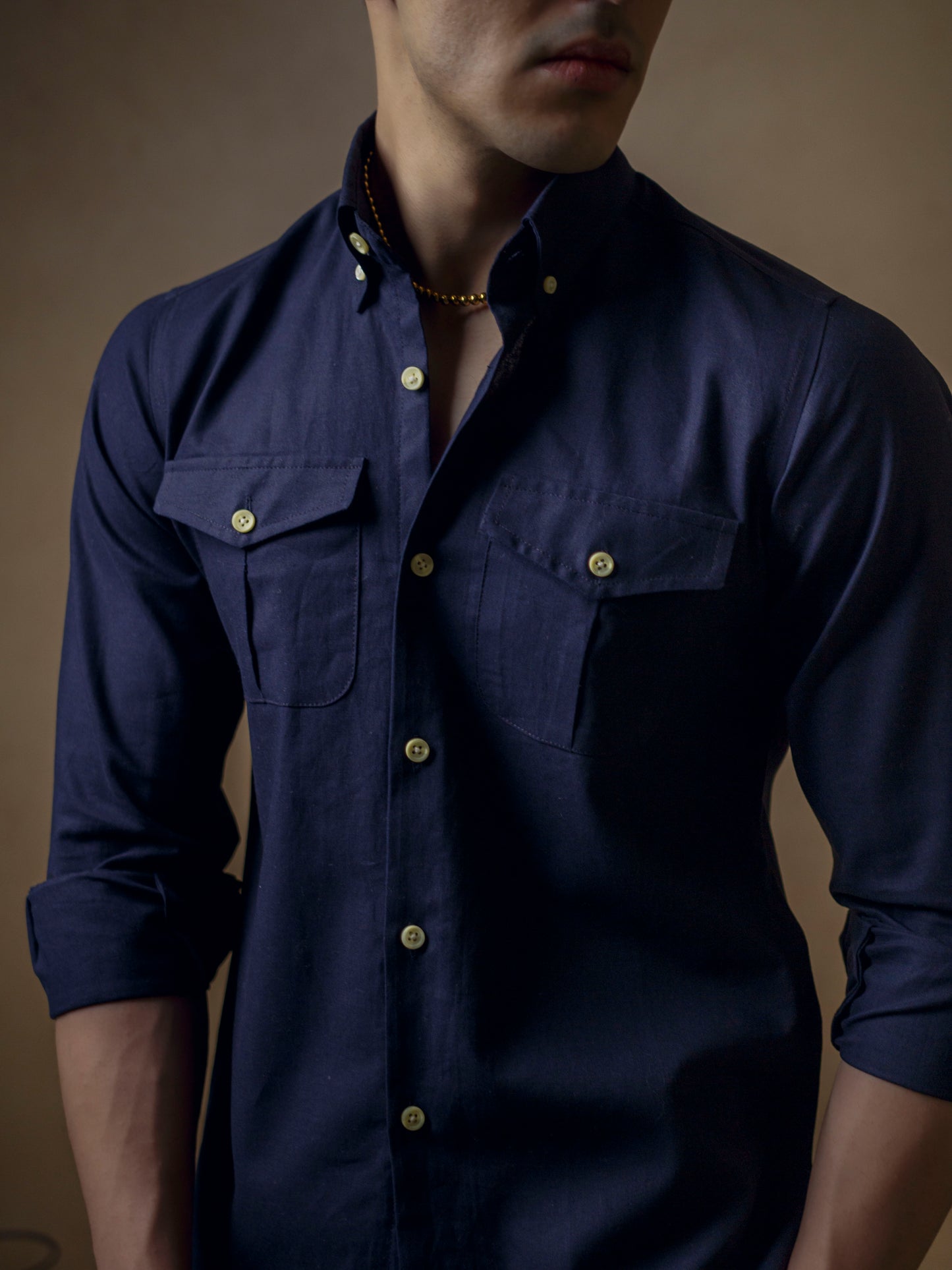 Dark Navy with Black