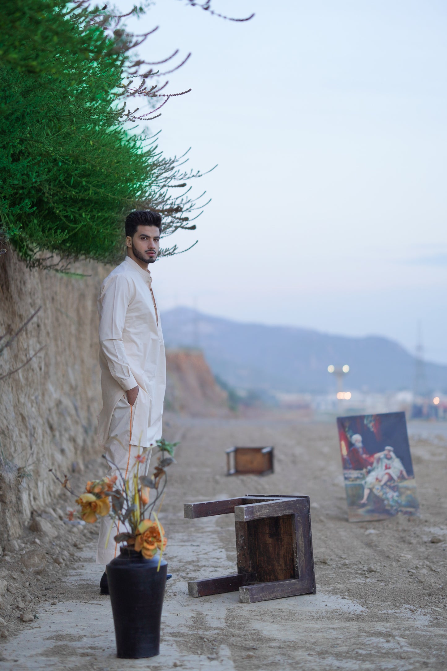 Opal kurta-trouser set