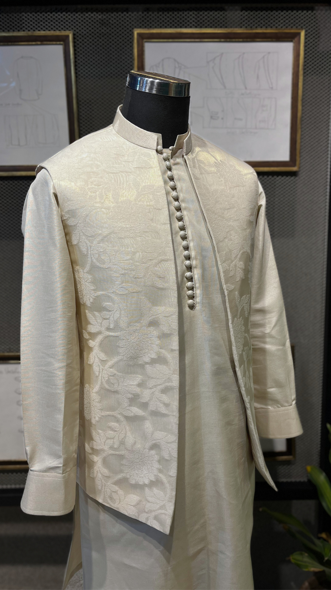 'Threaded' Waist Coats