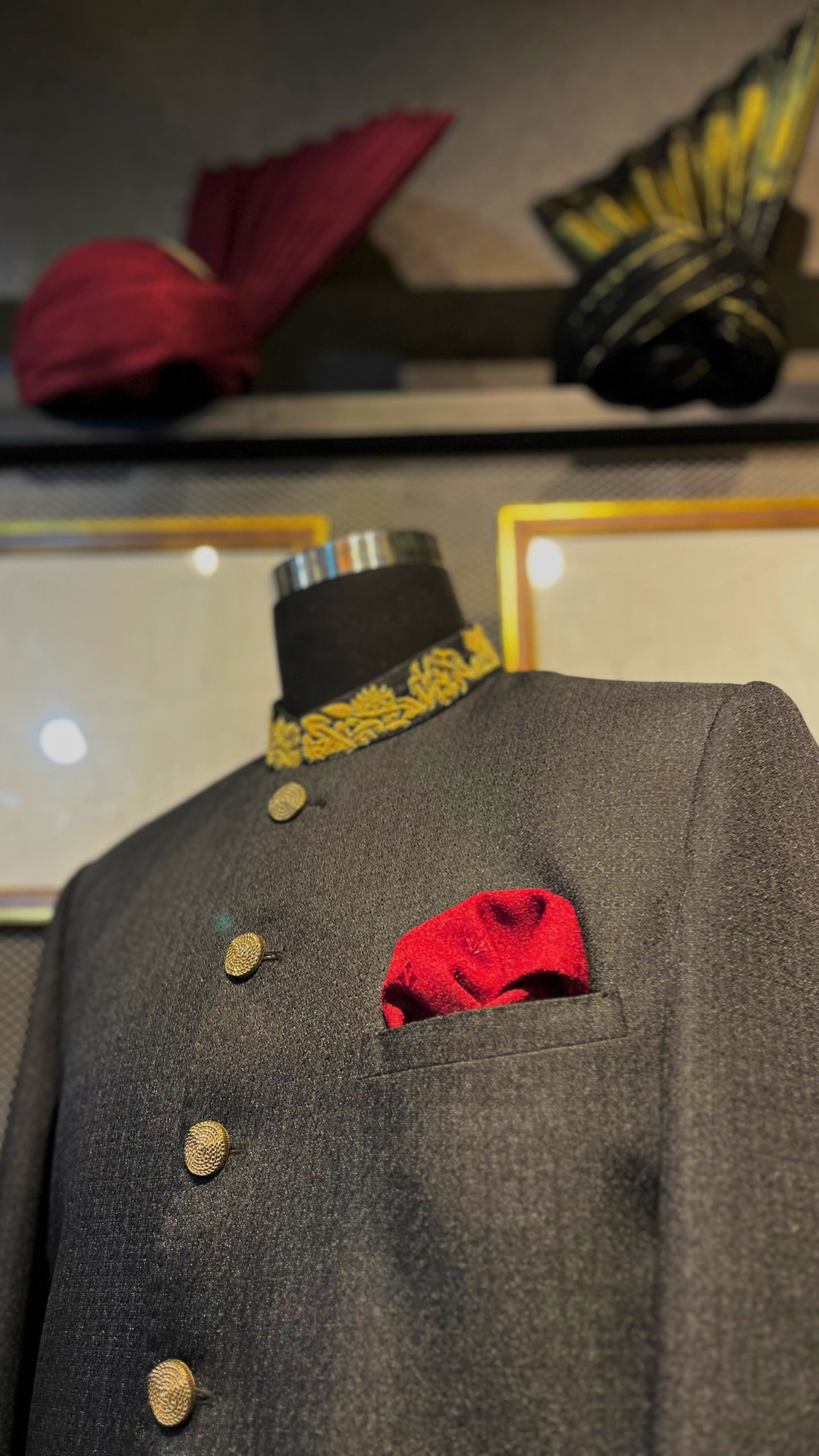 Black Splendor Sherwani