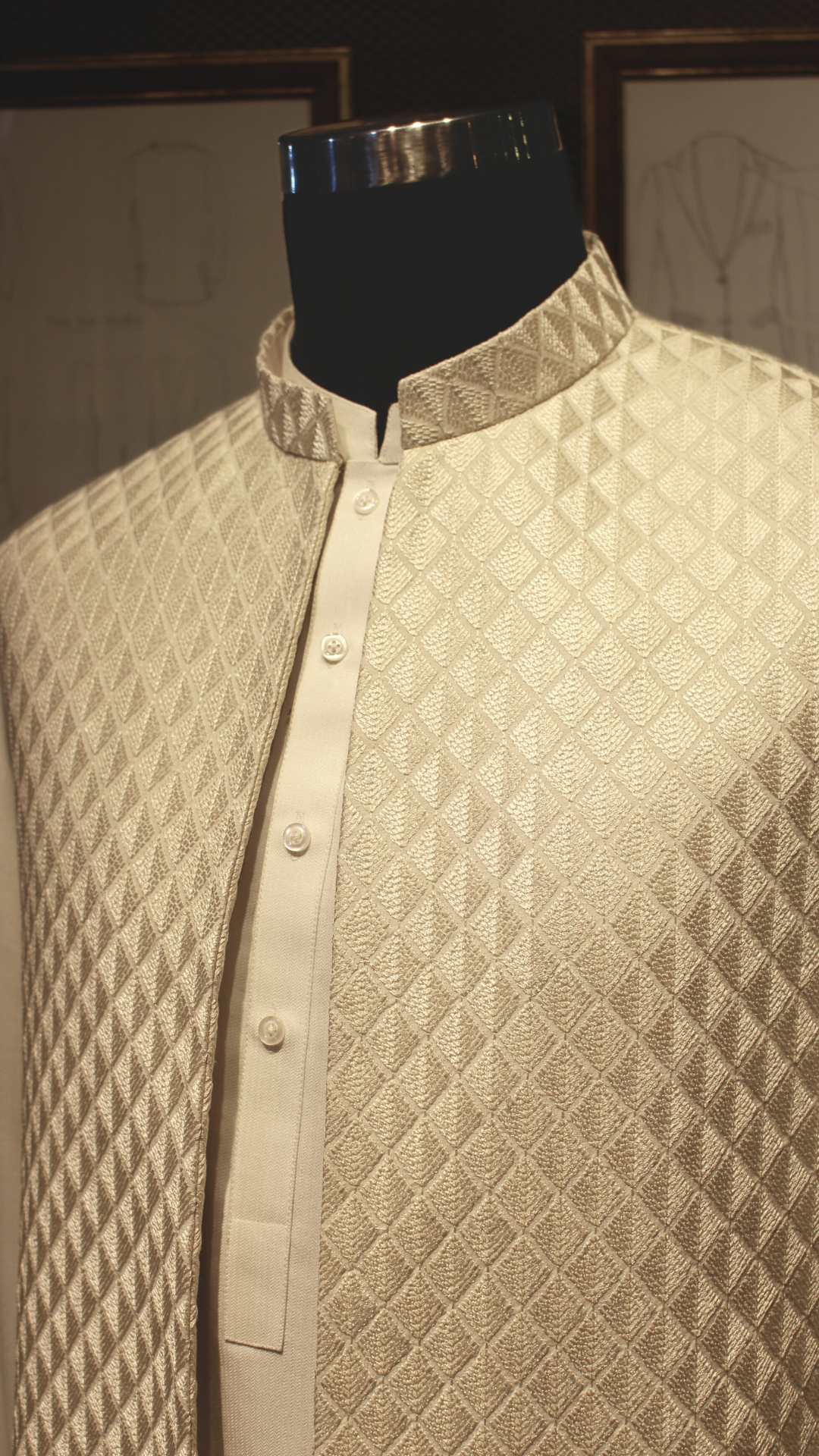 Ivory Jewel Waistcoat