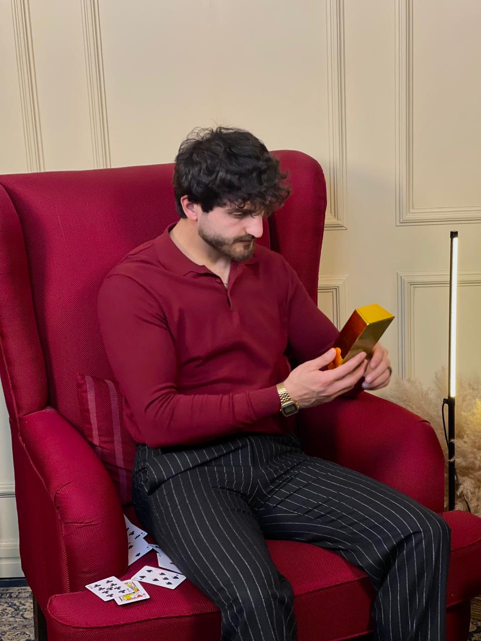 Grey Pinstripes Pant