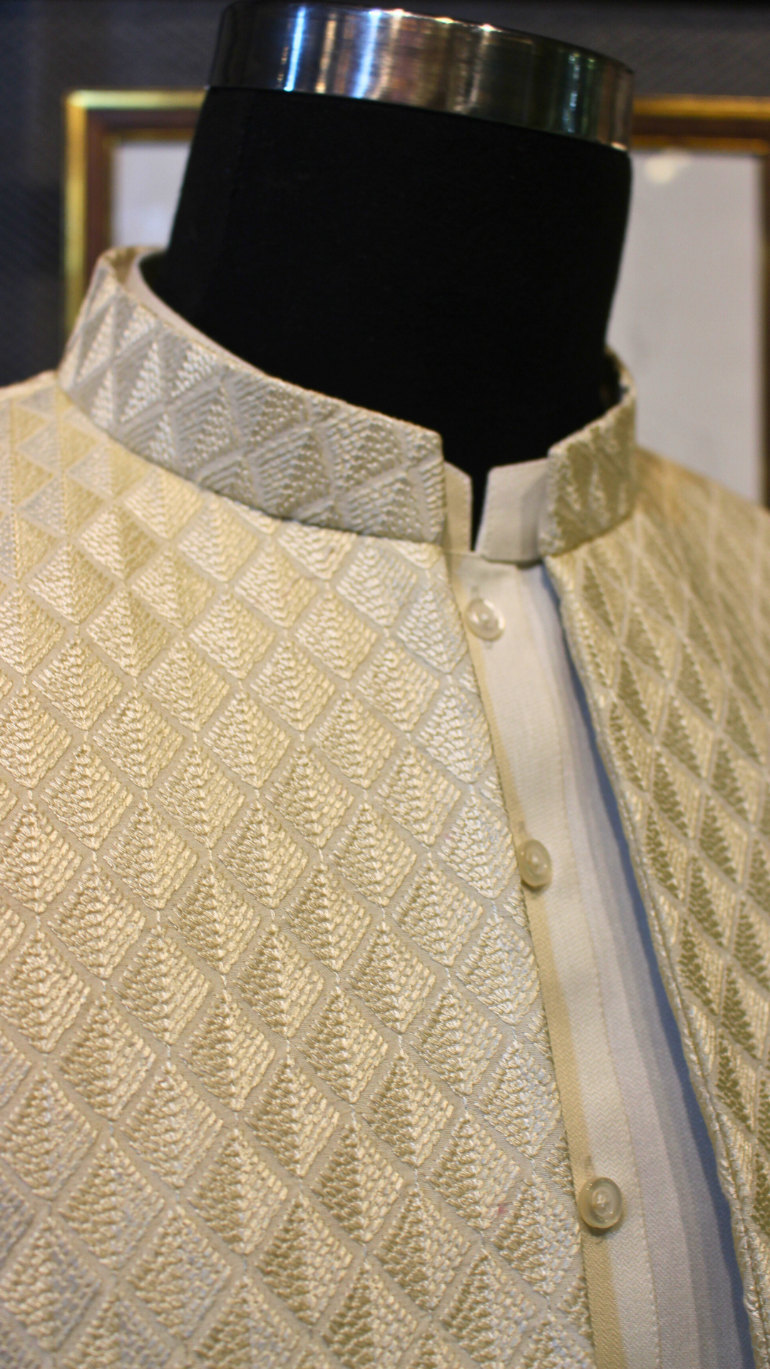 Ivory Jewel Waistcoat