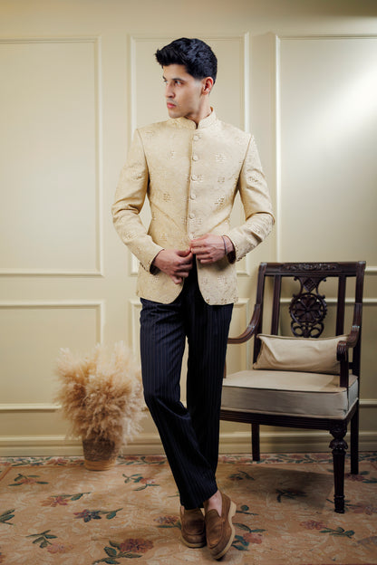 Beige Stone with Pin Stripes