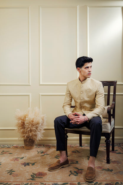 Beige Stone with Pin Stripes