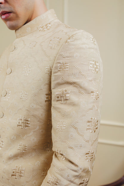 Beige Stone with Pin Stripes