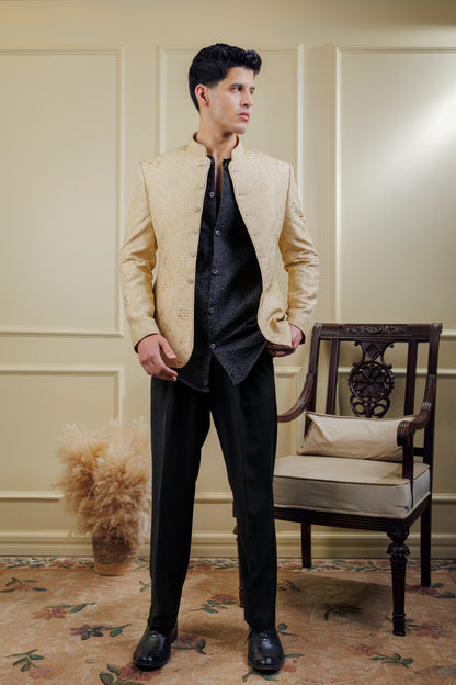 Beige Stone with Straight Pants