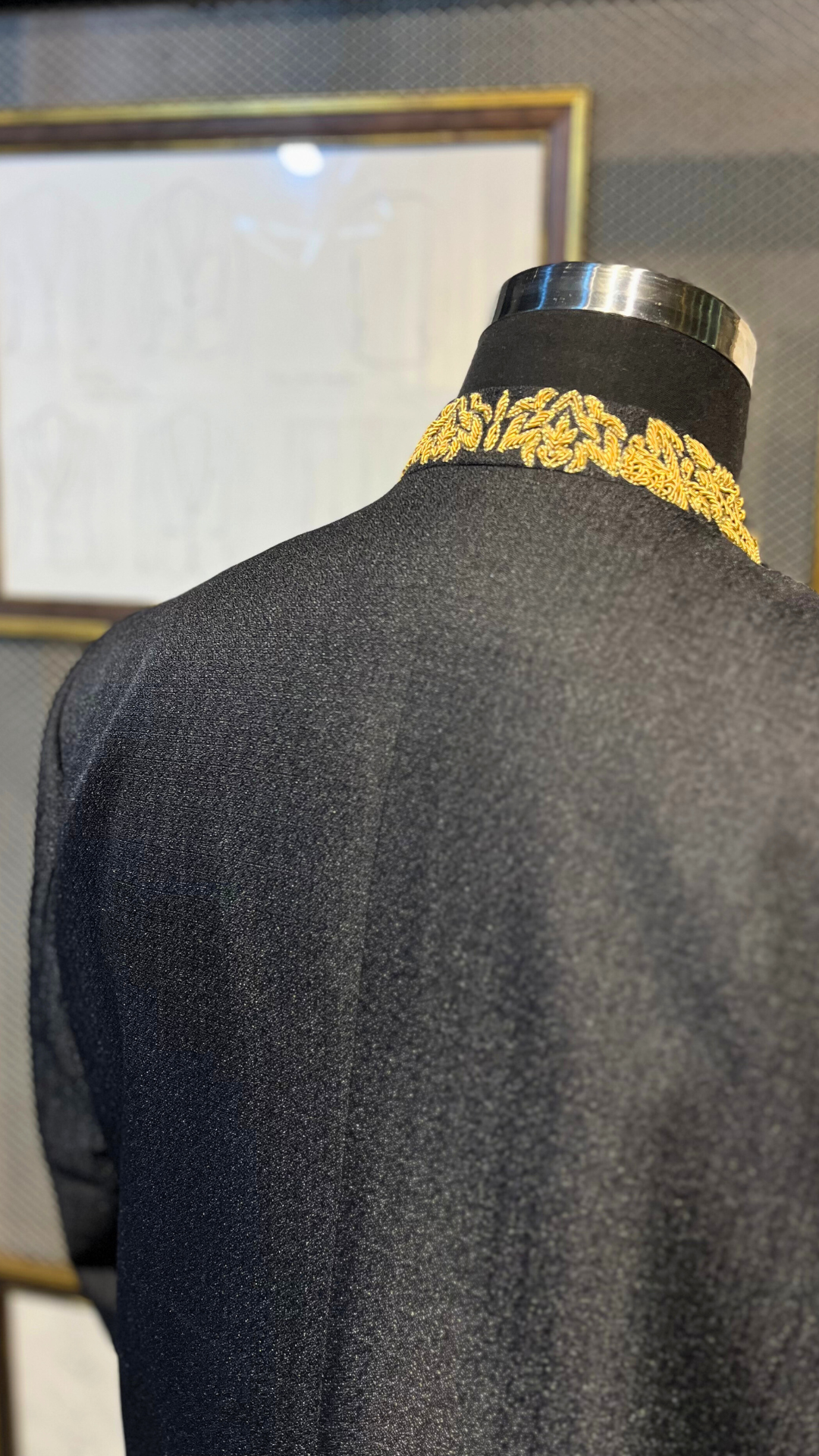 Black Splendor Sherwani