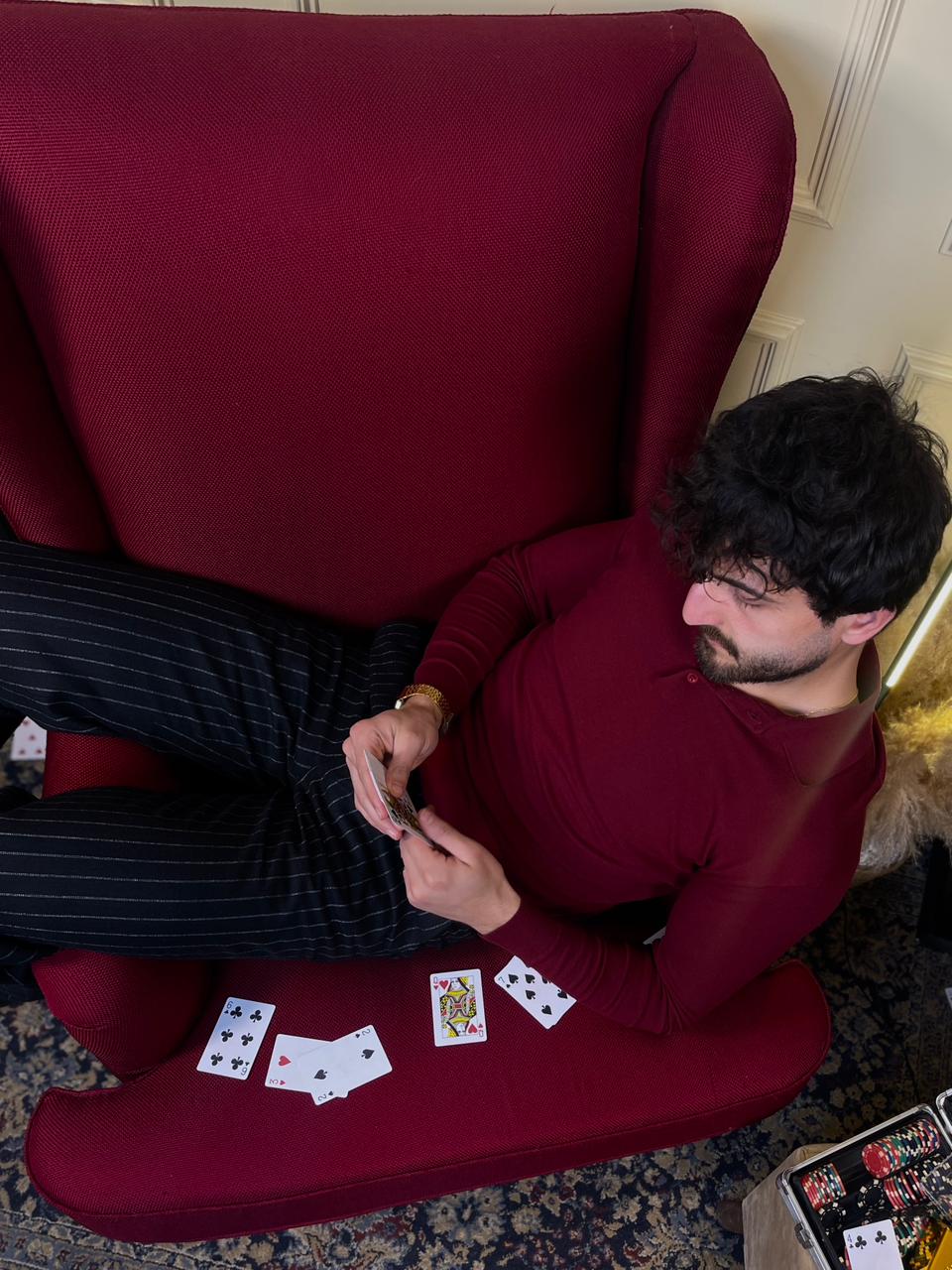 Black Pinstripes Pant