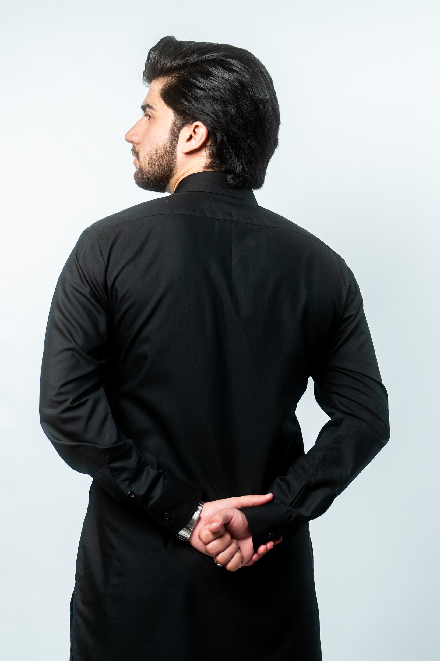 Kurta Trouser Set Jet Black - Neom Black
