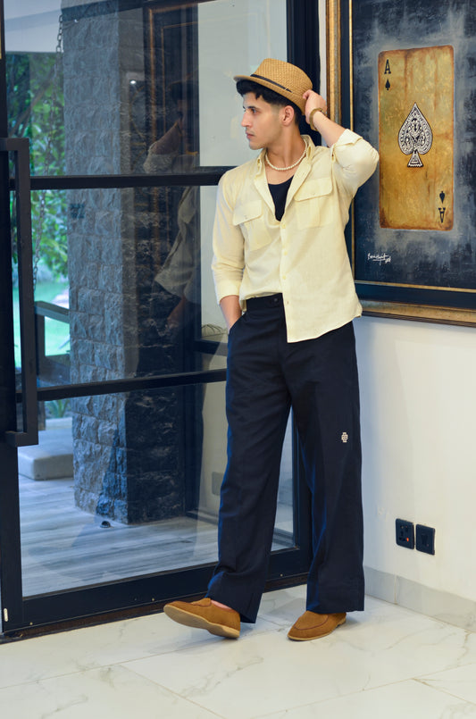 Two-Piece Men's contrasting Coord Set