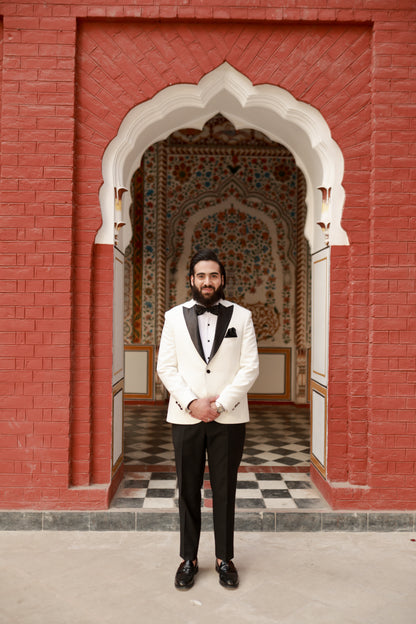  formal suite white and black