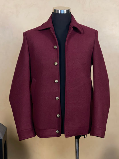 Blizzard - Red Wine Wool Jacket