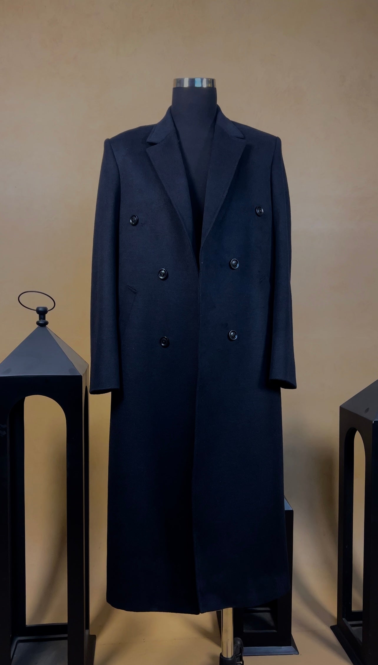 Dazzle - Black Long Coat