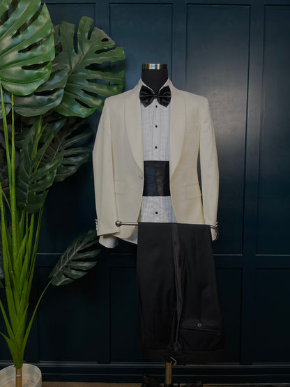 Roma Prestige - Off White Tuxedo