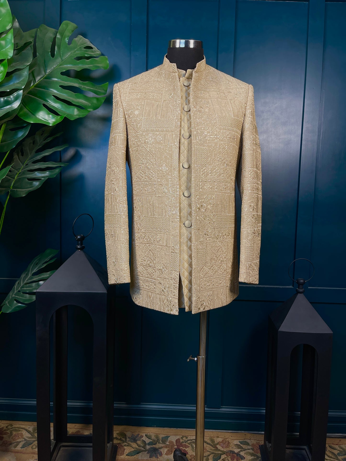 Double Layered Gold Crest - Prince Coat