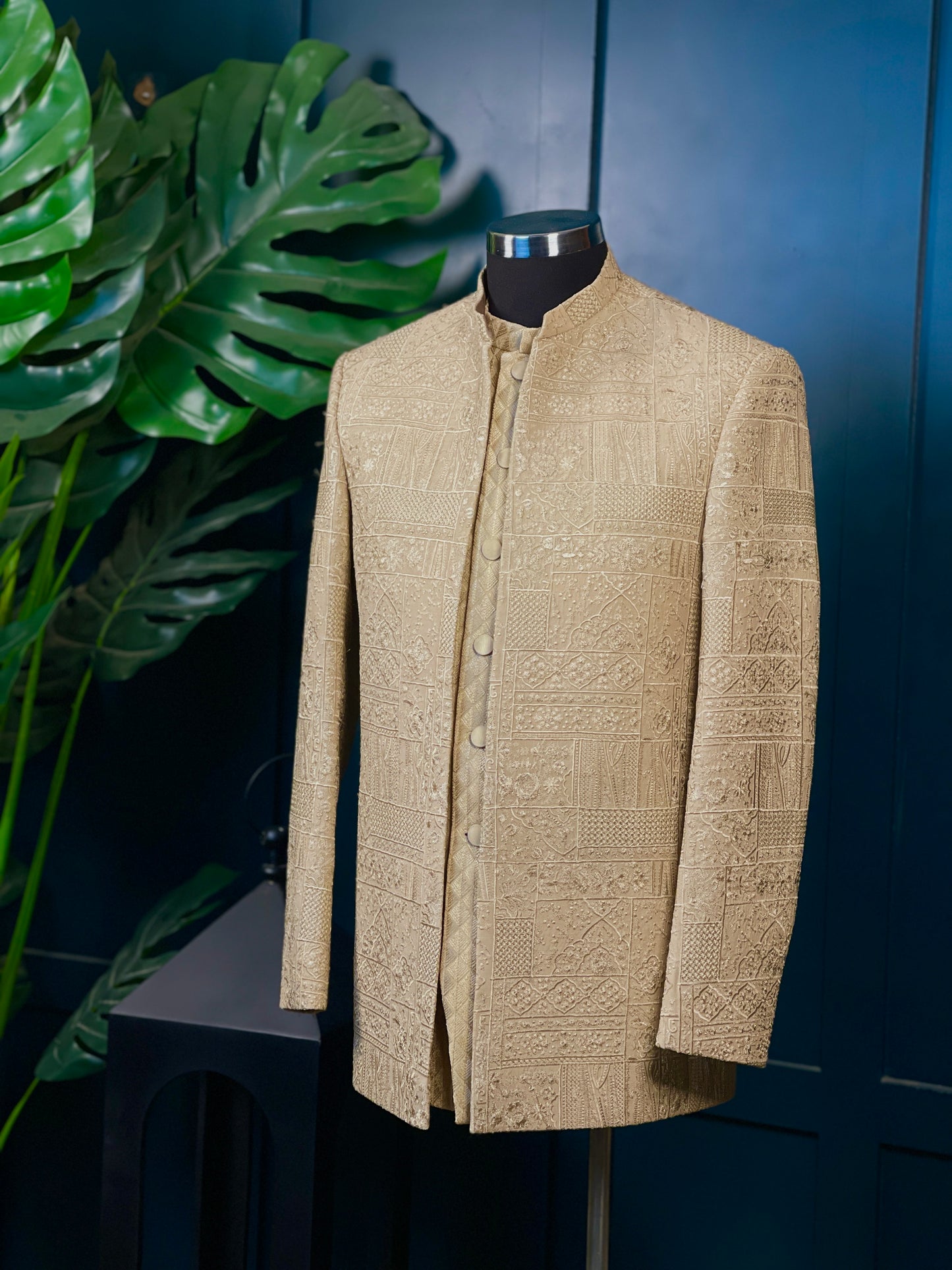 Double Layered Gold Crest - Prince Coat