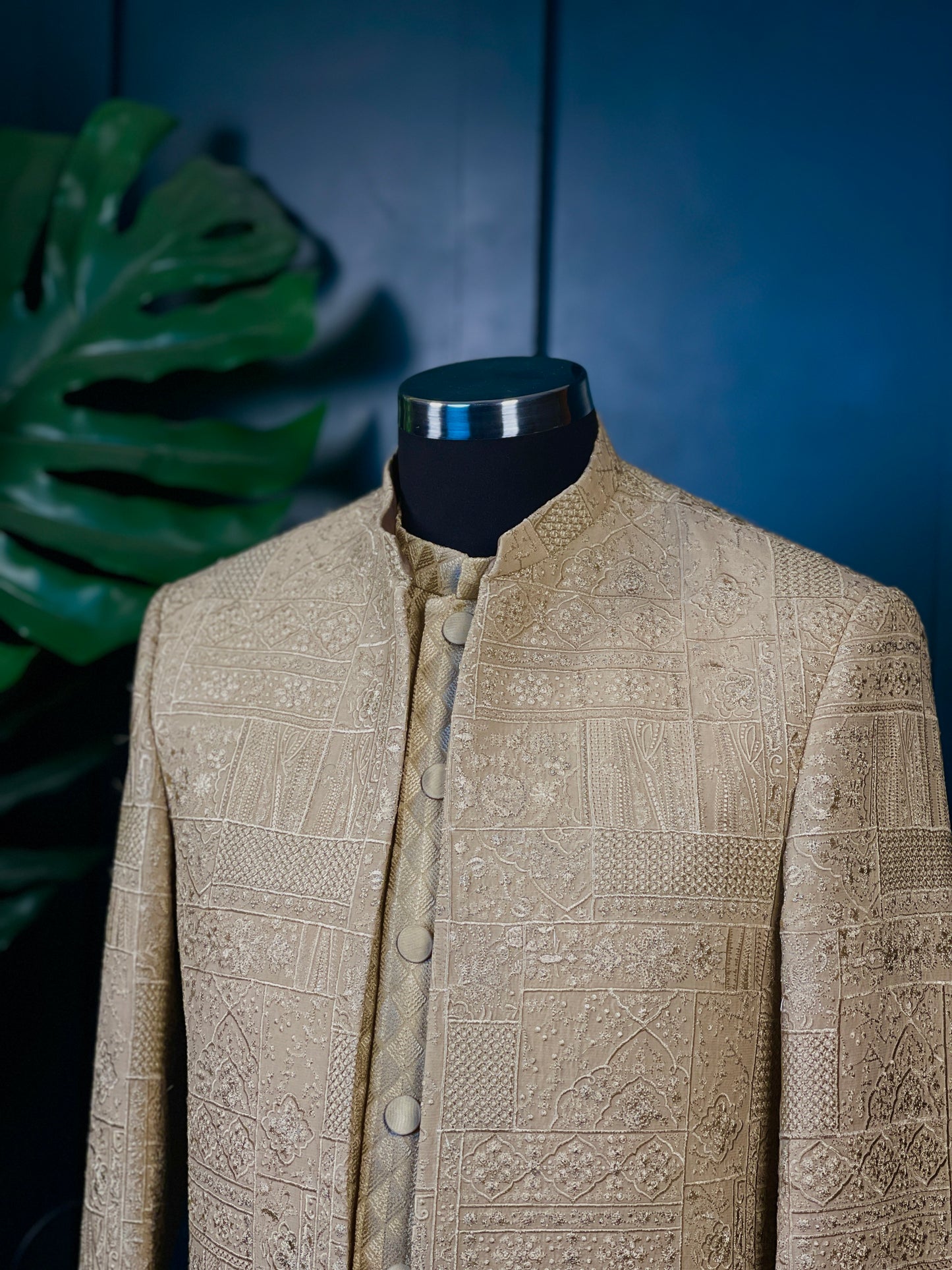 Double Layered Gold Crest - Prince Coat