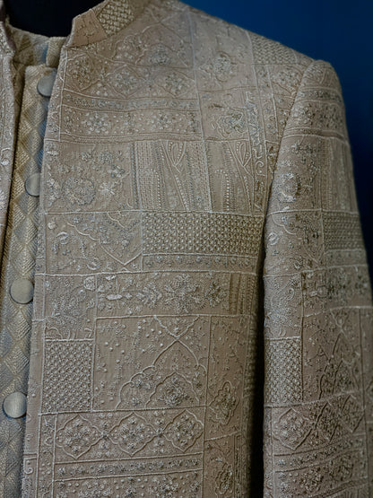 Double Layered Gold Crest - Prince Coat