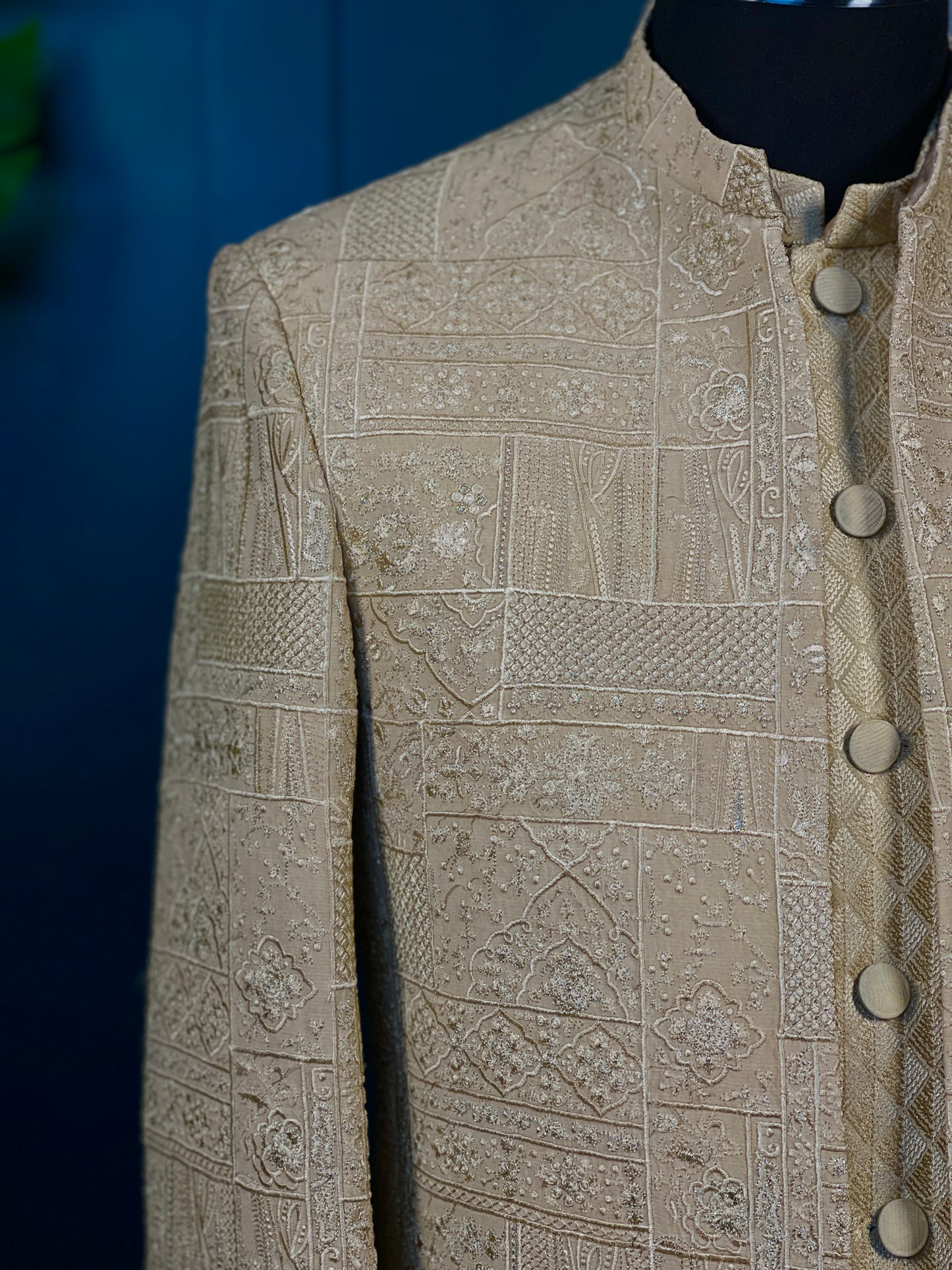 Double Layered Gold Crest - Prince Coat