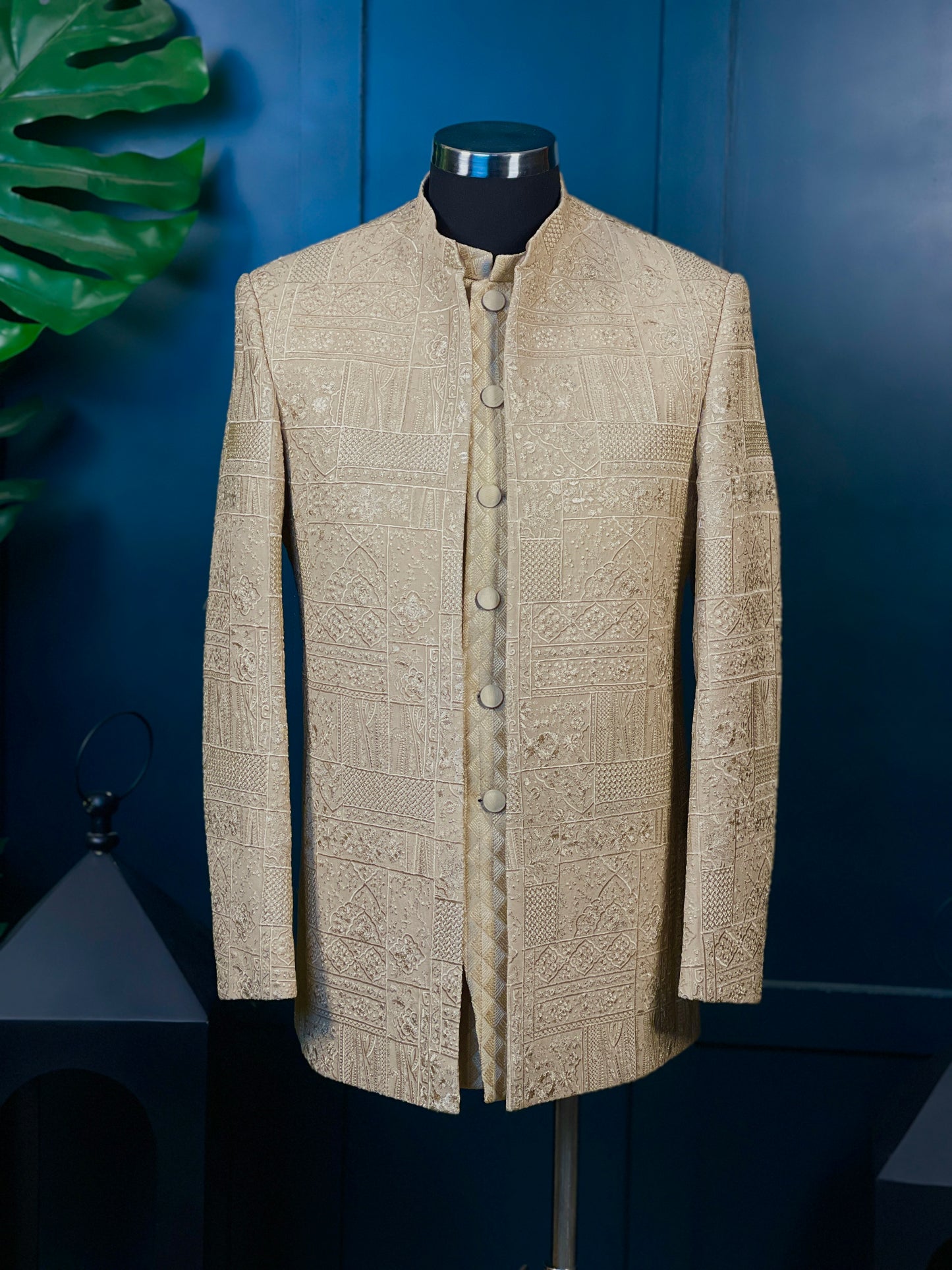 Double Layered Gold Crest - Prince Coat