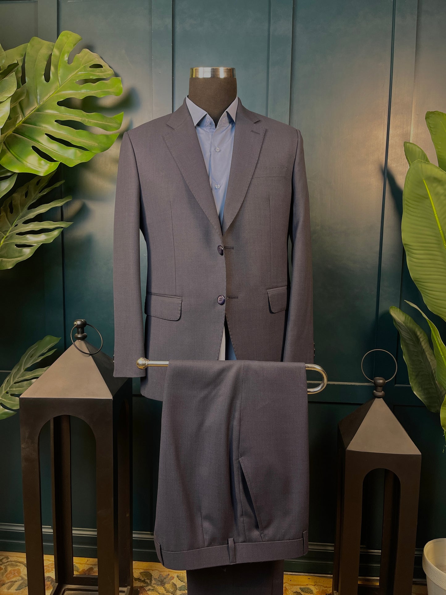 Noir Syndicate - Grey Two-Piece Suit