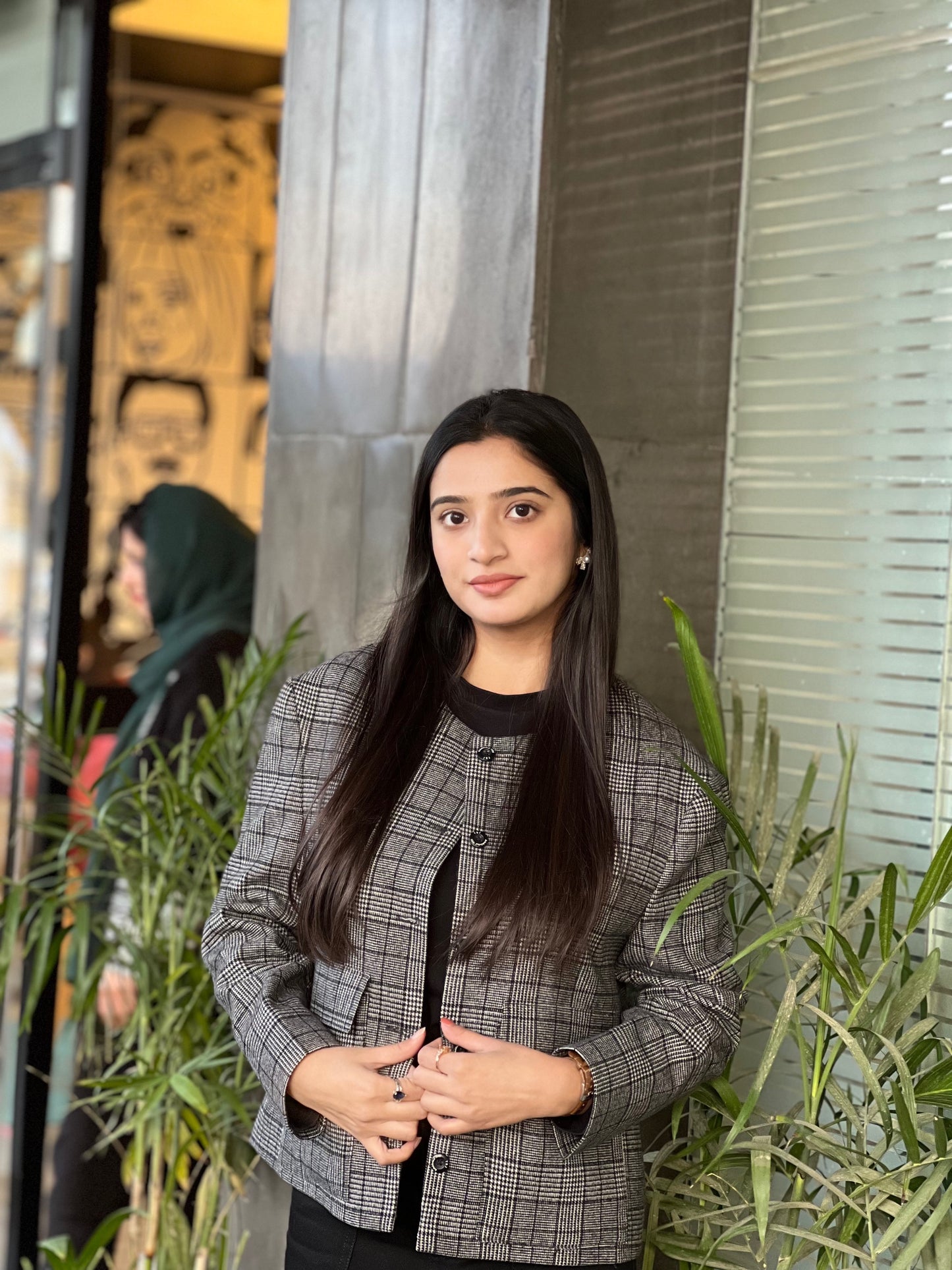 Boxy Check Blazer - RTW