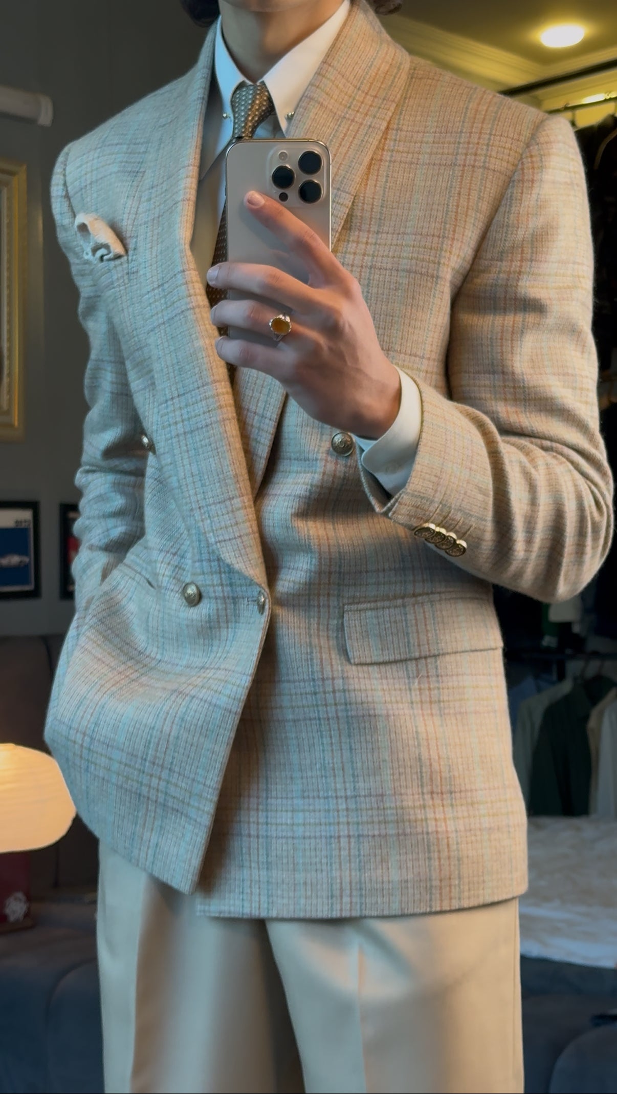 Aristocrat - Plaid Checkered Two-Piece Suit