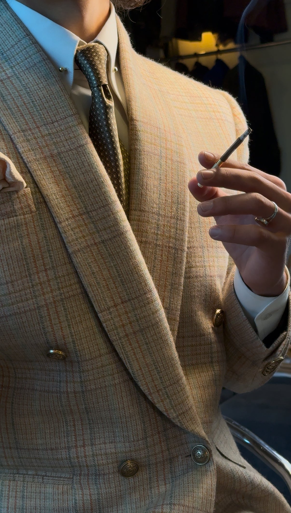 Aristocrat - Plaid Checkered Two-Piece Suit