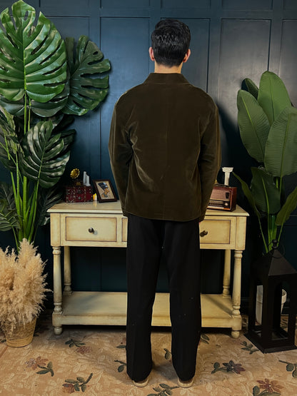 Olive Suede Jacket - RTW