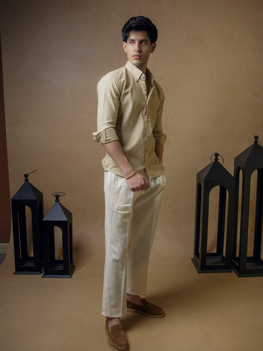 Beige with Ivory