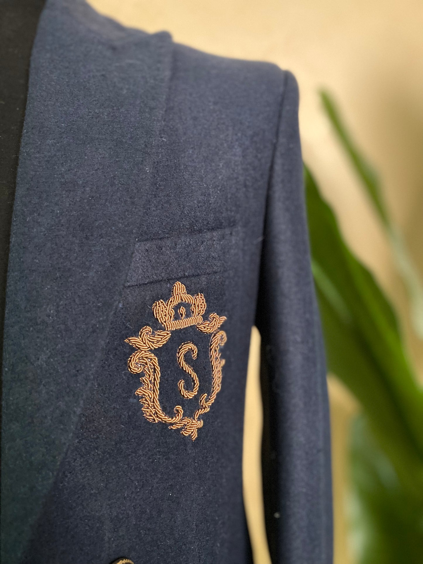 Navy Blue Open Blazer
