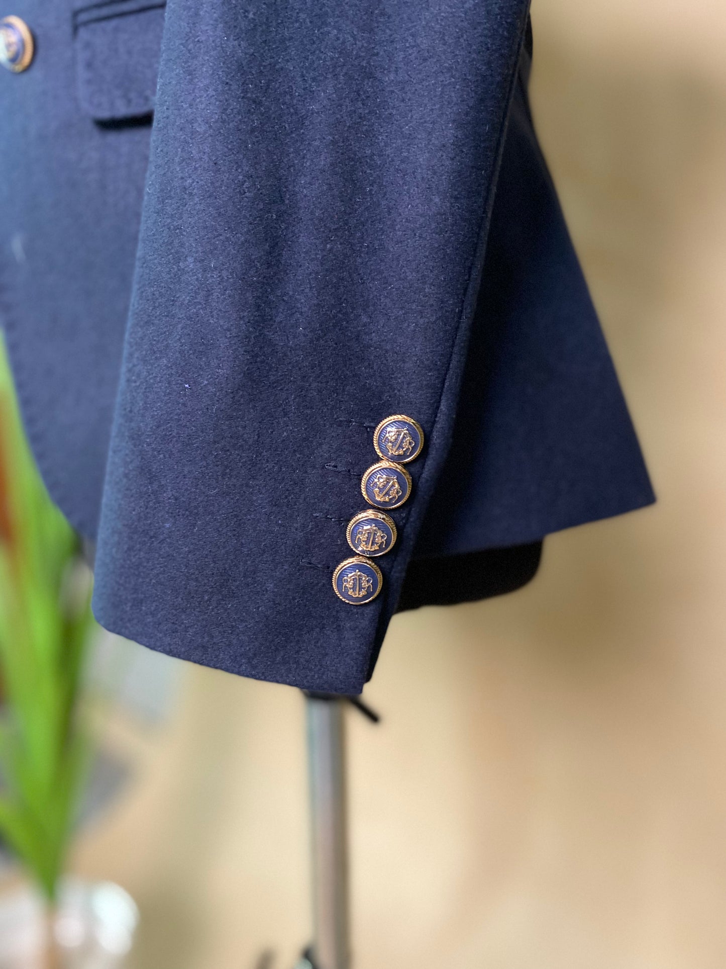 Navy Blue Open Blazer