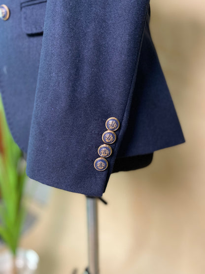 Navy Blue Open Blazer