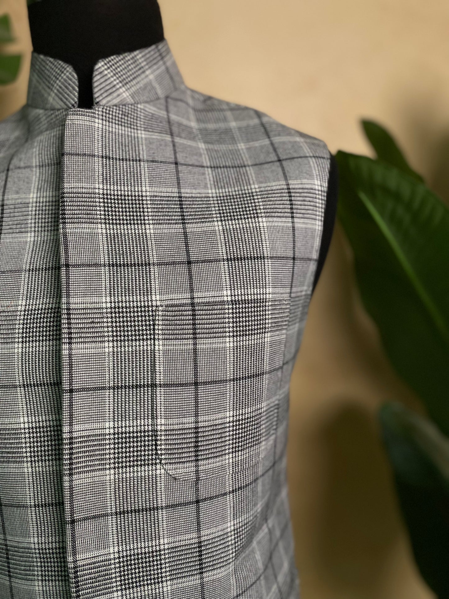 Checkered Waistcoat