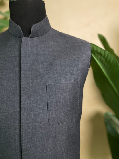 Plain Black Waistcoat