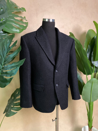 Black Woolen Blazer
