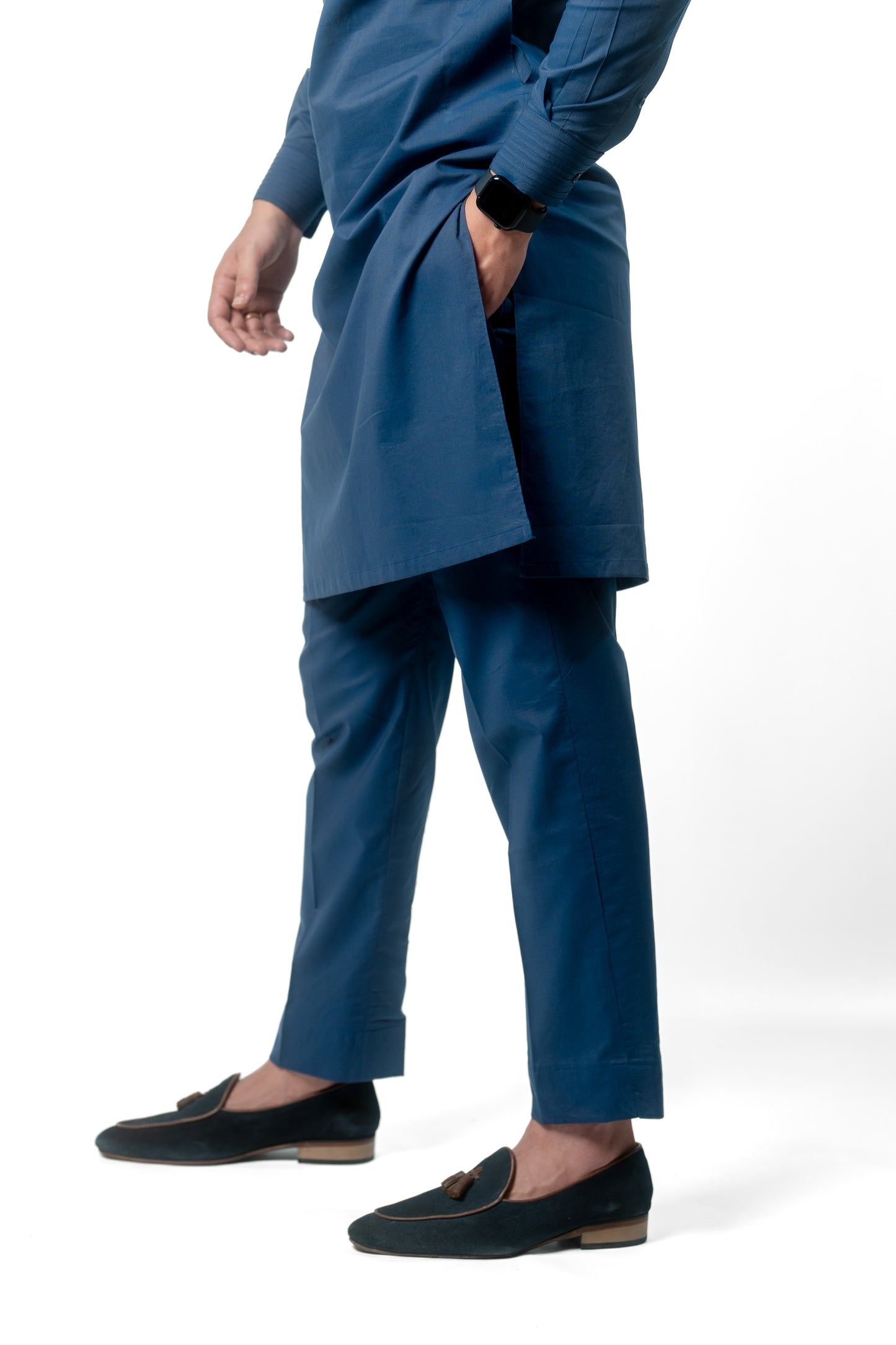 Kurta Trouser Set Kelly Blue - Celebration Blue