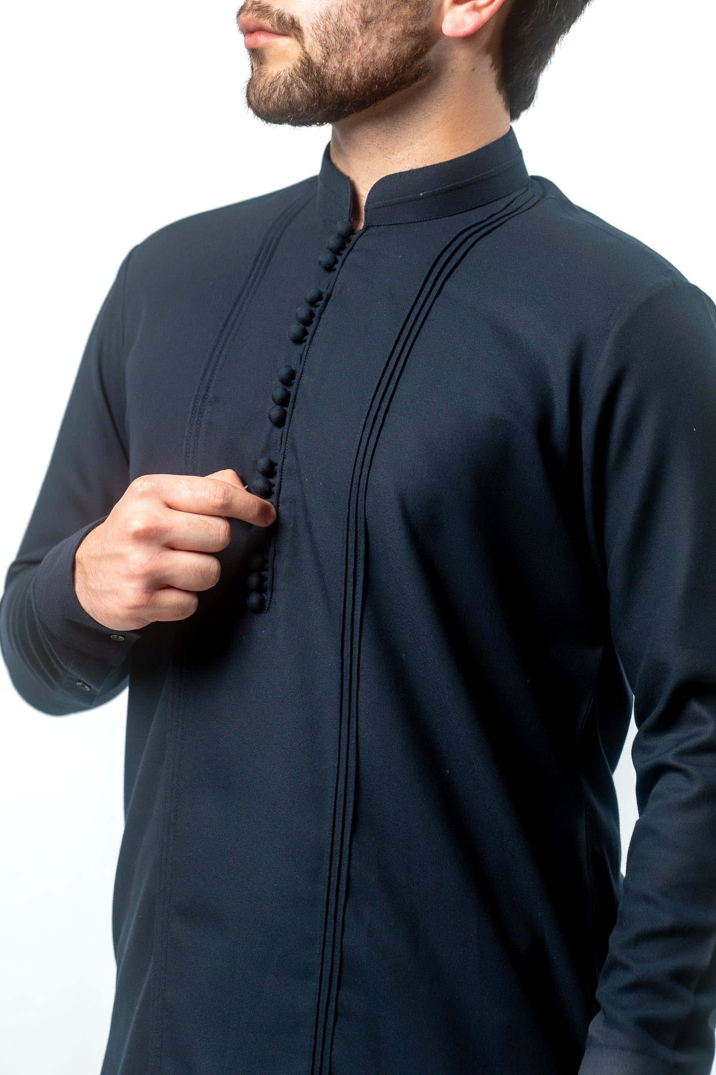 Kurta Trouser Set Navy Blue - Mustang