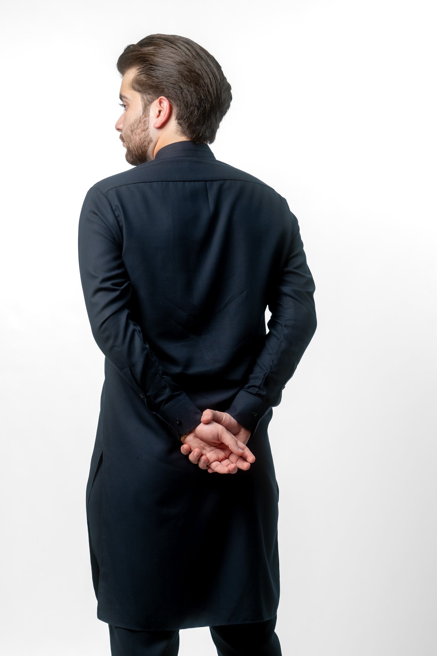 Kurta Trouser Set Navy Blue - Mustang