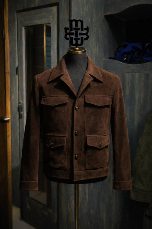 Choco Taco - Chocolate Brown Suede Jacket