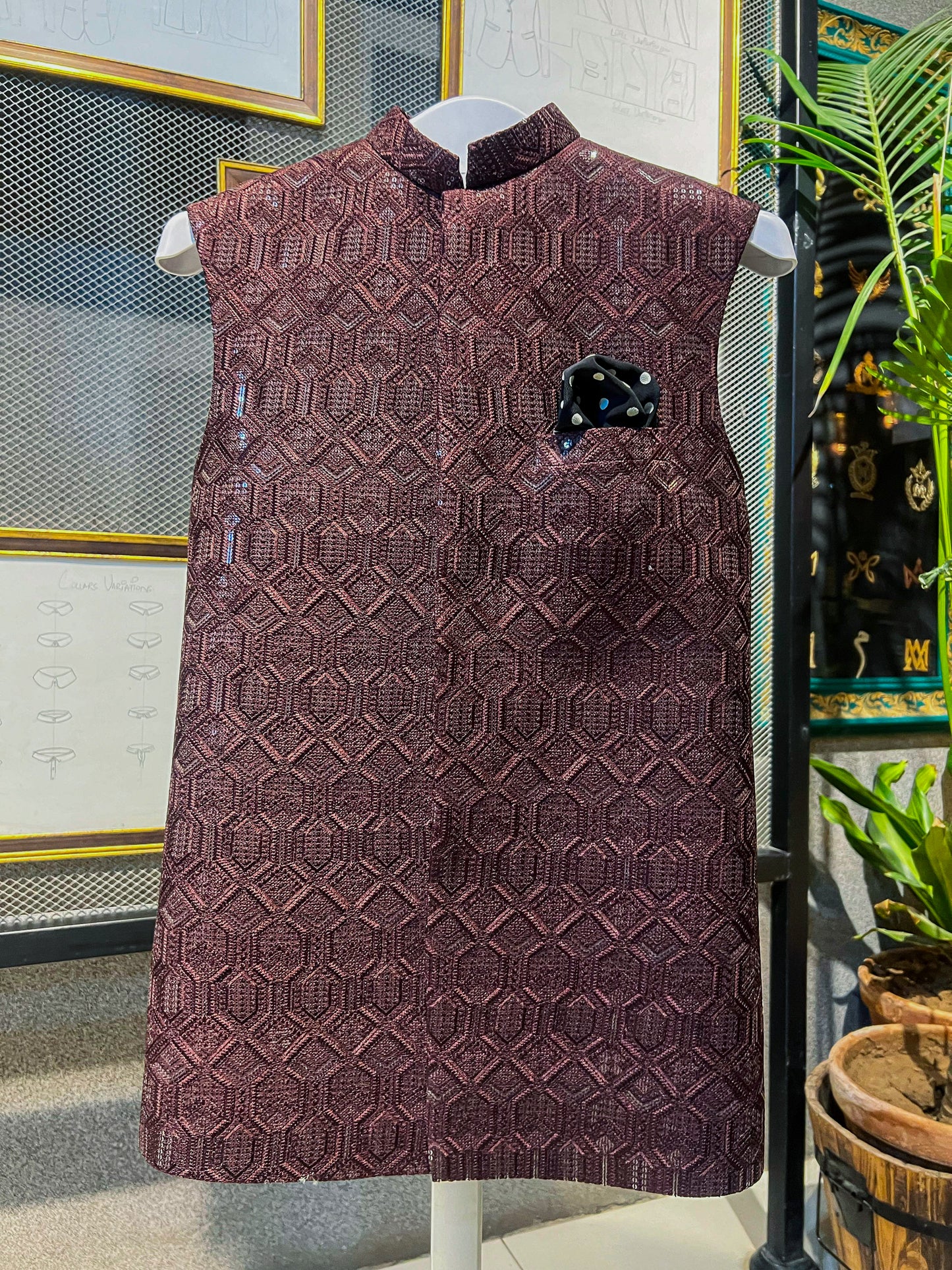 Red Wine Drape