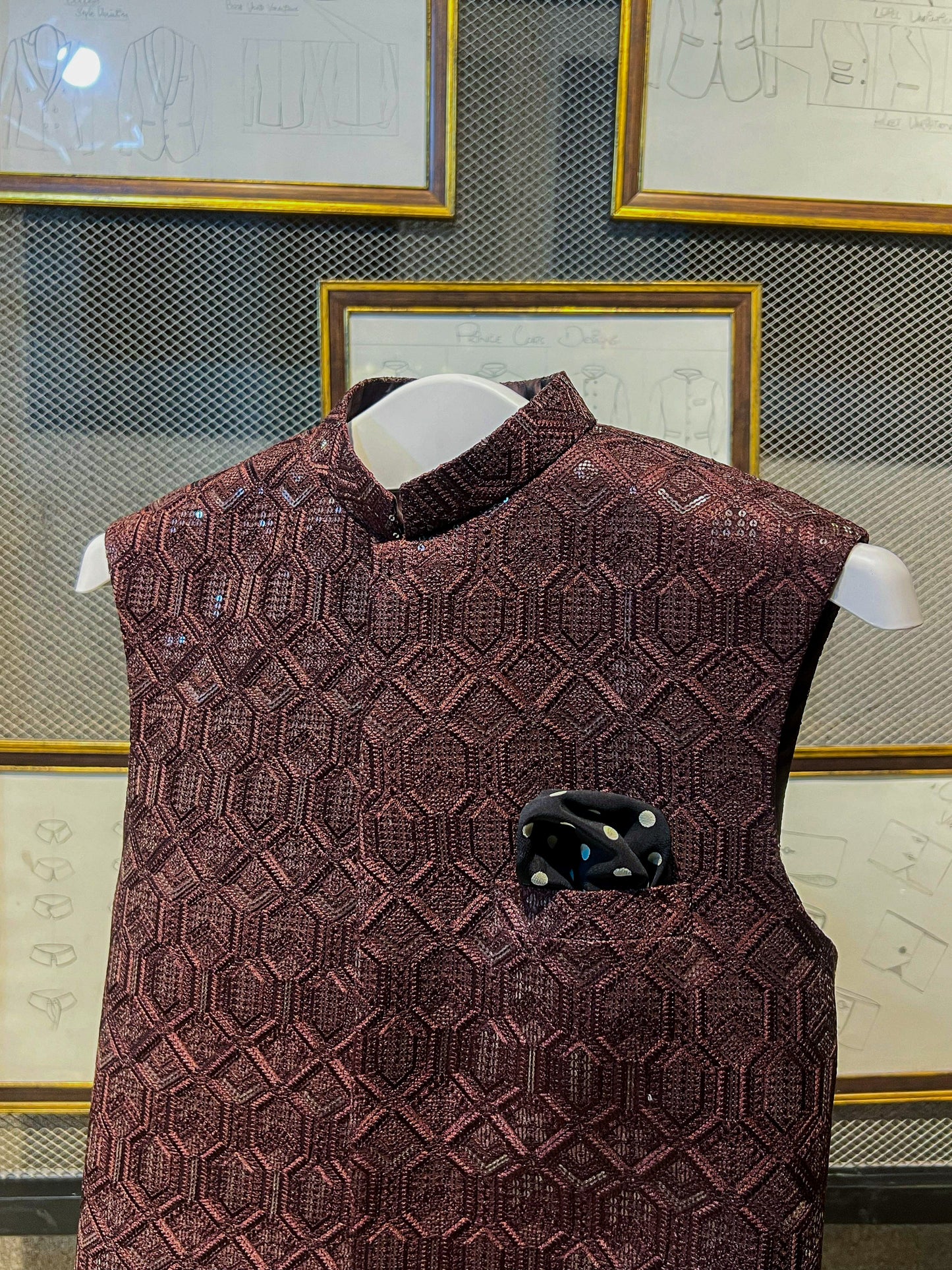 Red Wine Drape
