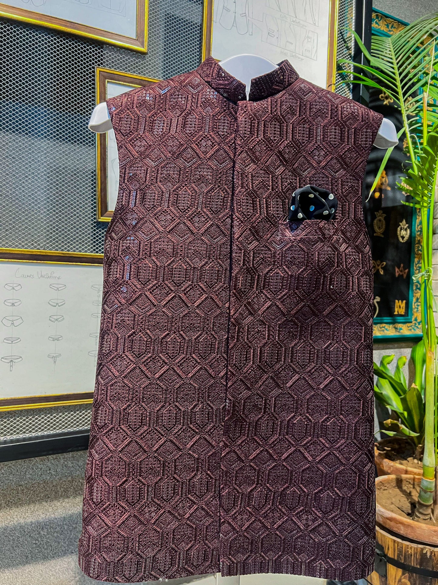 Red Wine Drape