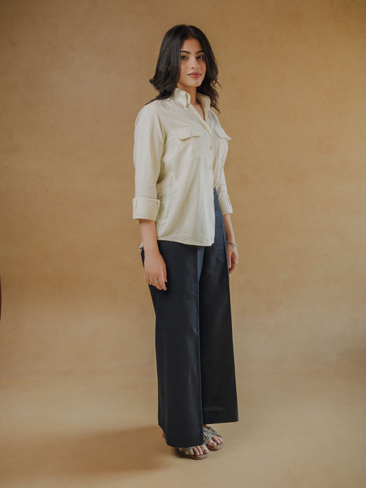 Ivory with Black