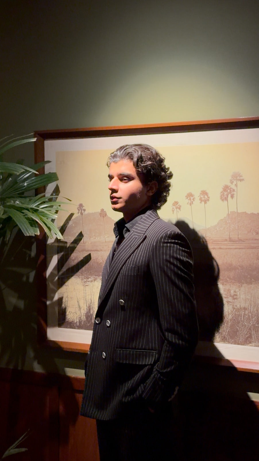 Nero Milano - Black Pinstripe Two-Piece Suit