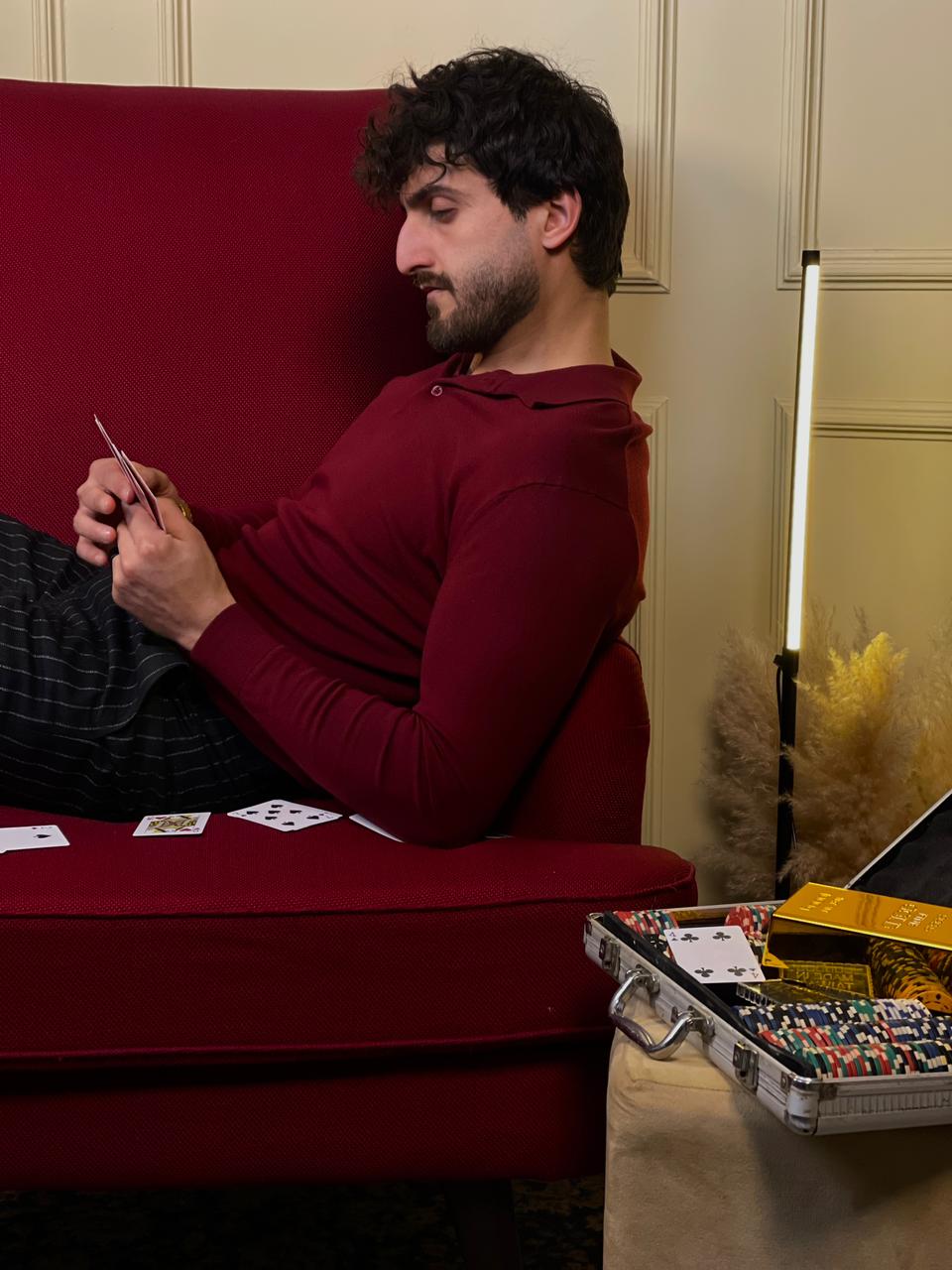 Black Pinstripes Pant