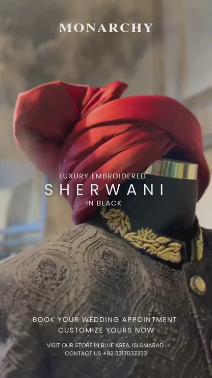 Midnight Enigma Sherwani