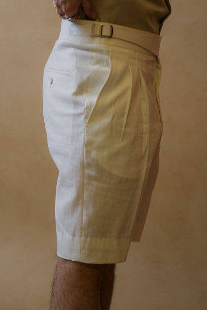 Black with Ivory Shorts